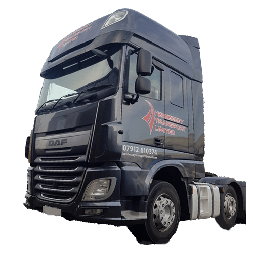 DAF Tractor Unit Signage for Hennessey Transport Manchester