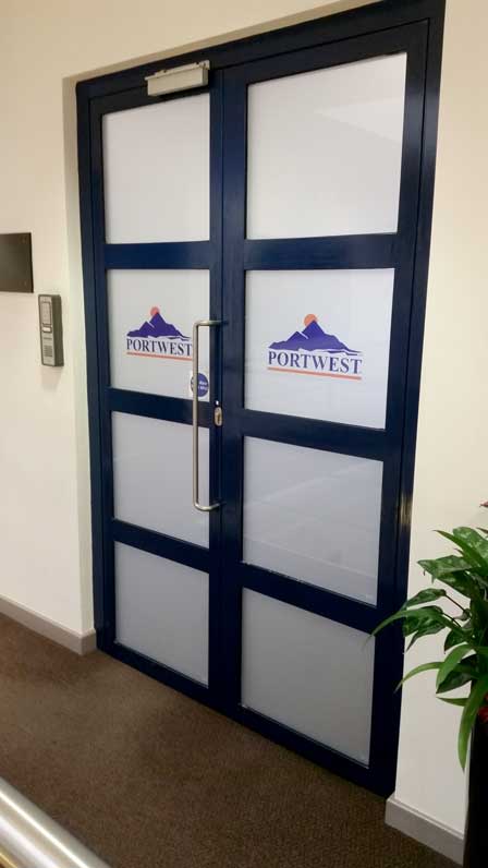 Portwest Office Doors Frosting