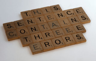 Scrabble Pieces with errors