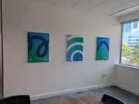Silicone edged graphics as part of office rebrand